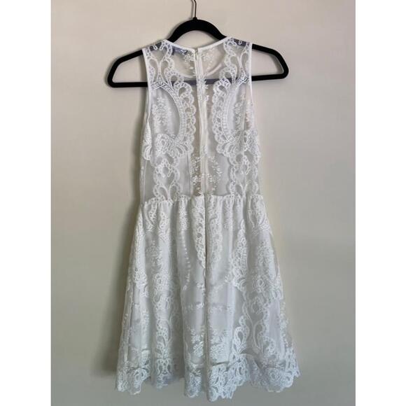 For Love & Lemons lulu White Lace mini Dress Size XS - Picture 5 of 10